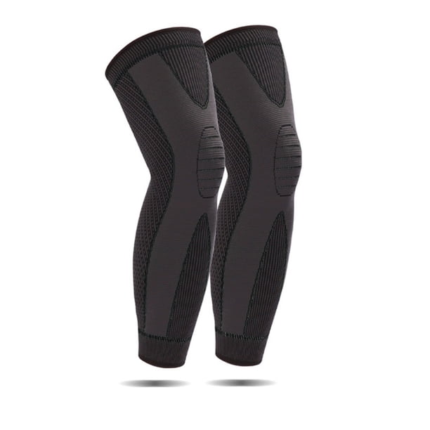 Rodilleras extra largas para piernas y pantorrillas, ideales para baloncesto, fútbol, dolor de rodilla y ejercicio.