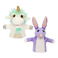 Bluey - Pack De 2 Títeres Plush Unicornio Y Bob Bilby 23 24 Cm