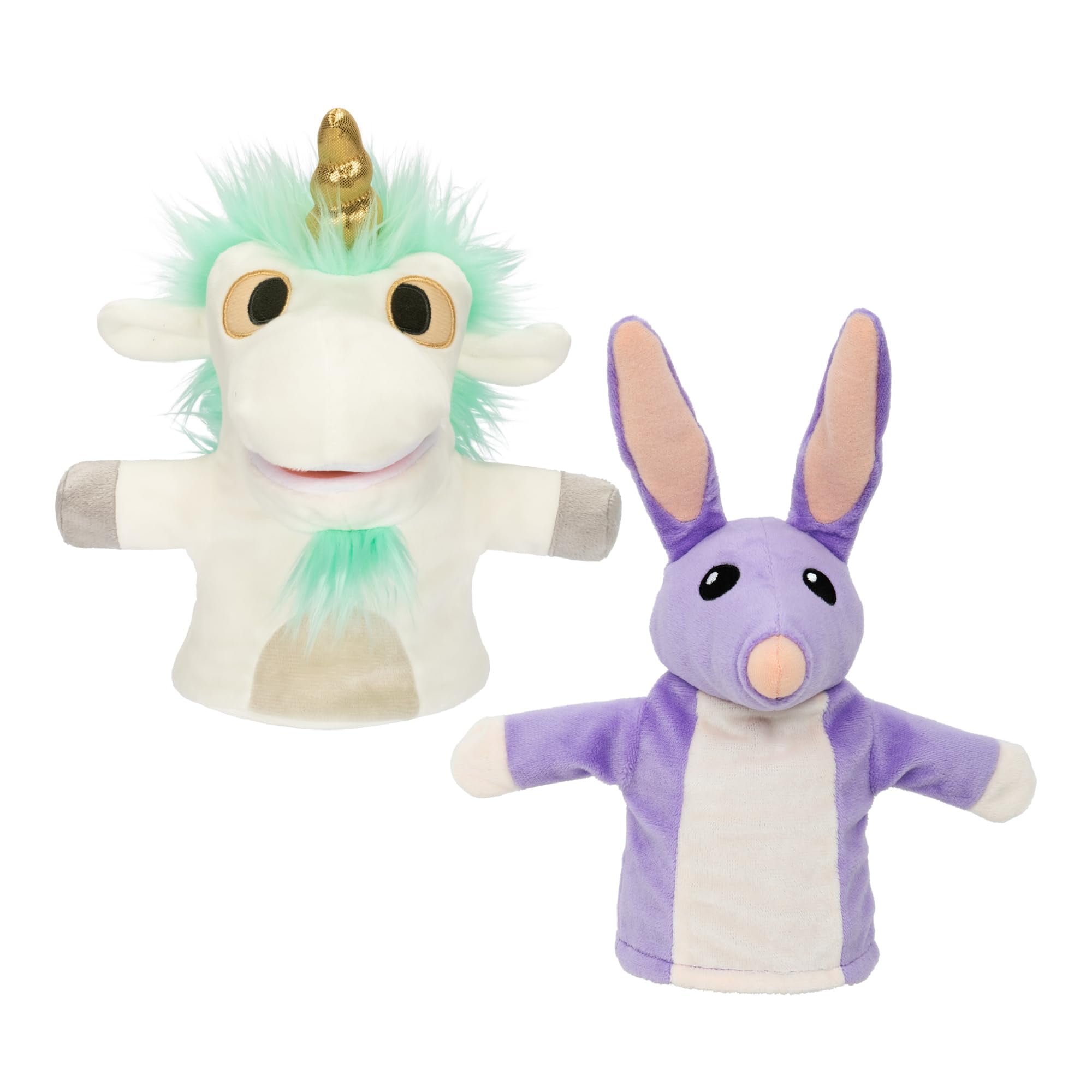 Pack De 2 Títeres Plush Bluey Con Forma De Unicornio Y Bob Bilby, 23-24 Cm