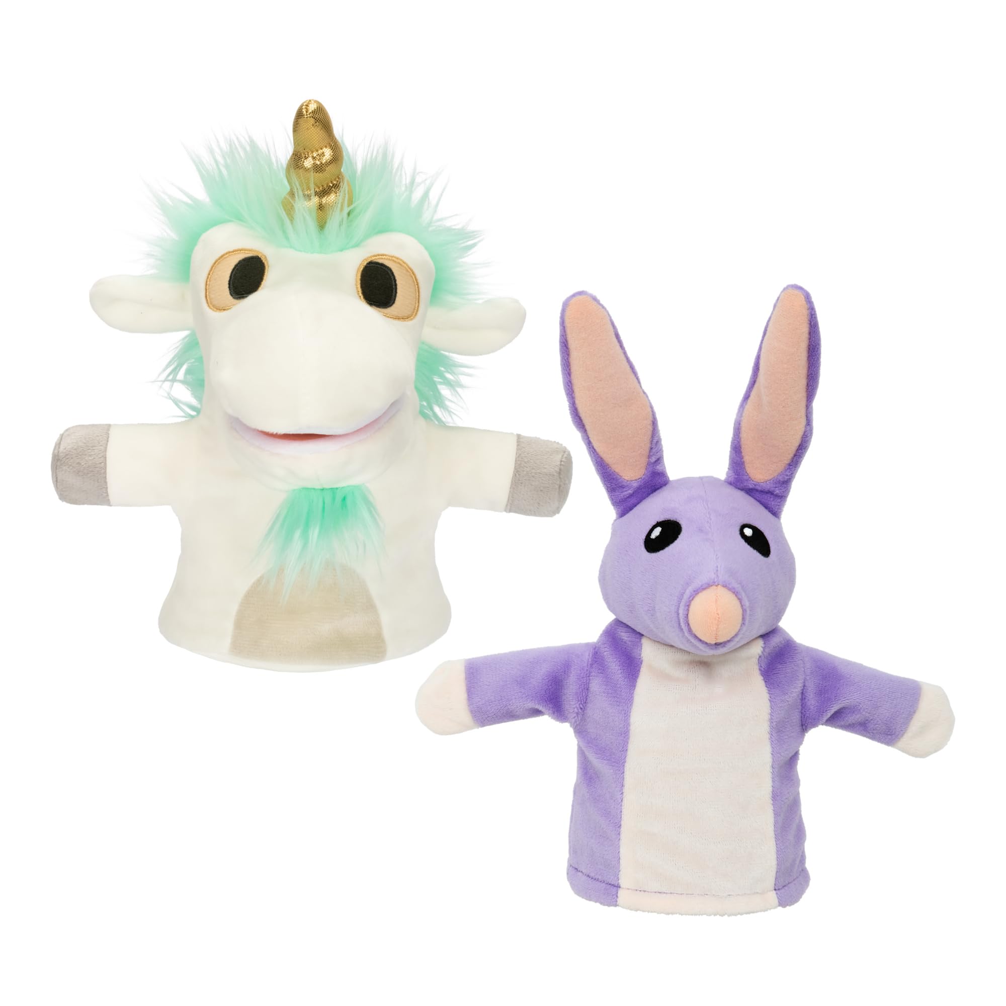 Bluey - Pack De 2 Títeres Plush Unicornio Y Bob Bilby 23 24 Cm