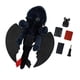 thumbnail image 3 of Decoración De Coche Eléctrico, Accesorio Divertido Para Casco, Decoración Profesional De Felpa, Casco De 27cm, Liberación Rápida, 3 of 3