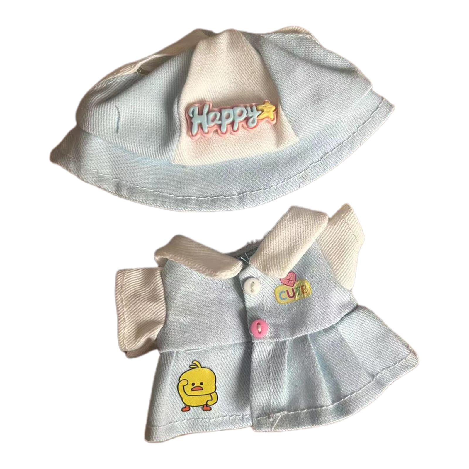 Traje De Ropa Para Muñeca De Felpa De 17 Cm, Cómodos Accesorios Para Muñeca De Felpa, Traje Para Muñeca