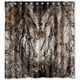thumbnail image 1 of Cortina de ducha Coll Camo Owl con ganchos (167 x 183 cm), 1 of 3