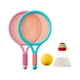 thumbnail image 1 of Juego De Tenis De Bádminton Para Niños, Ligero, Para Jugadores Principiantes, Niñas, Playa, Rosa Y Azul, 1 of 4