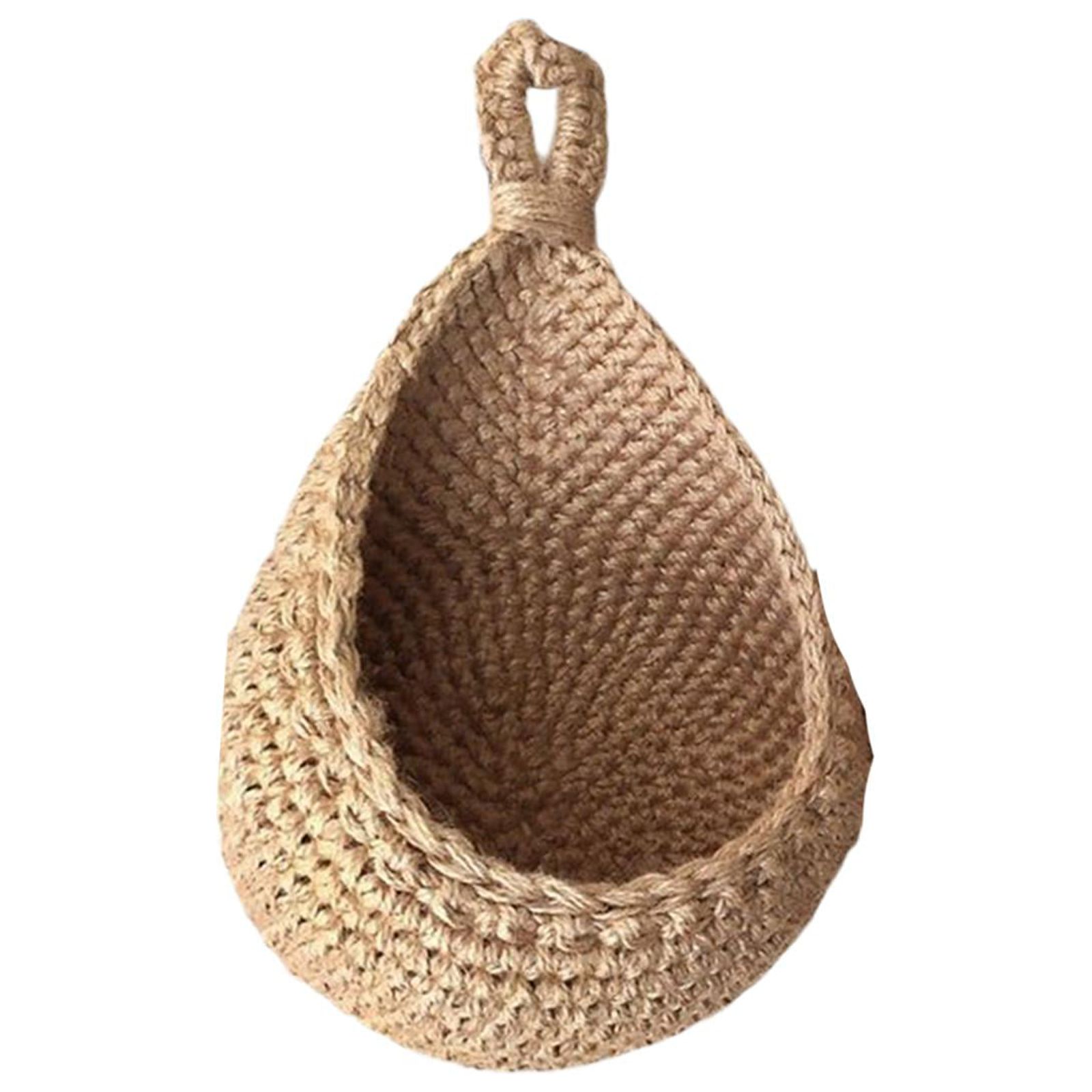 Bothyi - Cestas Tejidas Colgantes Para Decoración Del Hogar, Macetas De Flores Para Cocina, Bar, Hogar, 21Cm X 27Cm X 15Cm