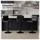 thumbnail image 5 of Pack 4 Silla de Bar con Base Mate y Altura Regulable Diseño Moderno, 5 of 6