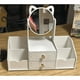 thumbnail image 2 of Cajón Con Espejo Y Repisa Organizadora De Joyero Cosméticos Blanco, 2 of 5