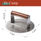 thumbnail image 5 of Prensa para Hamburguesas Dr.Camp 18 cm Acero Inoxidable con Mango de Madera, 5 of 7
