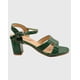 thumbnail image 3 of Sandalia Taco cuadro Verde, 3 of 5