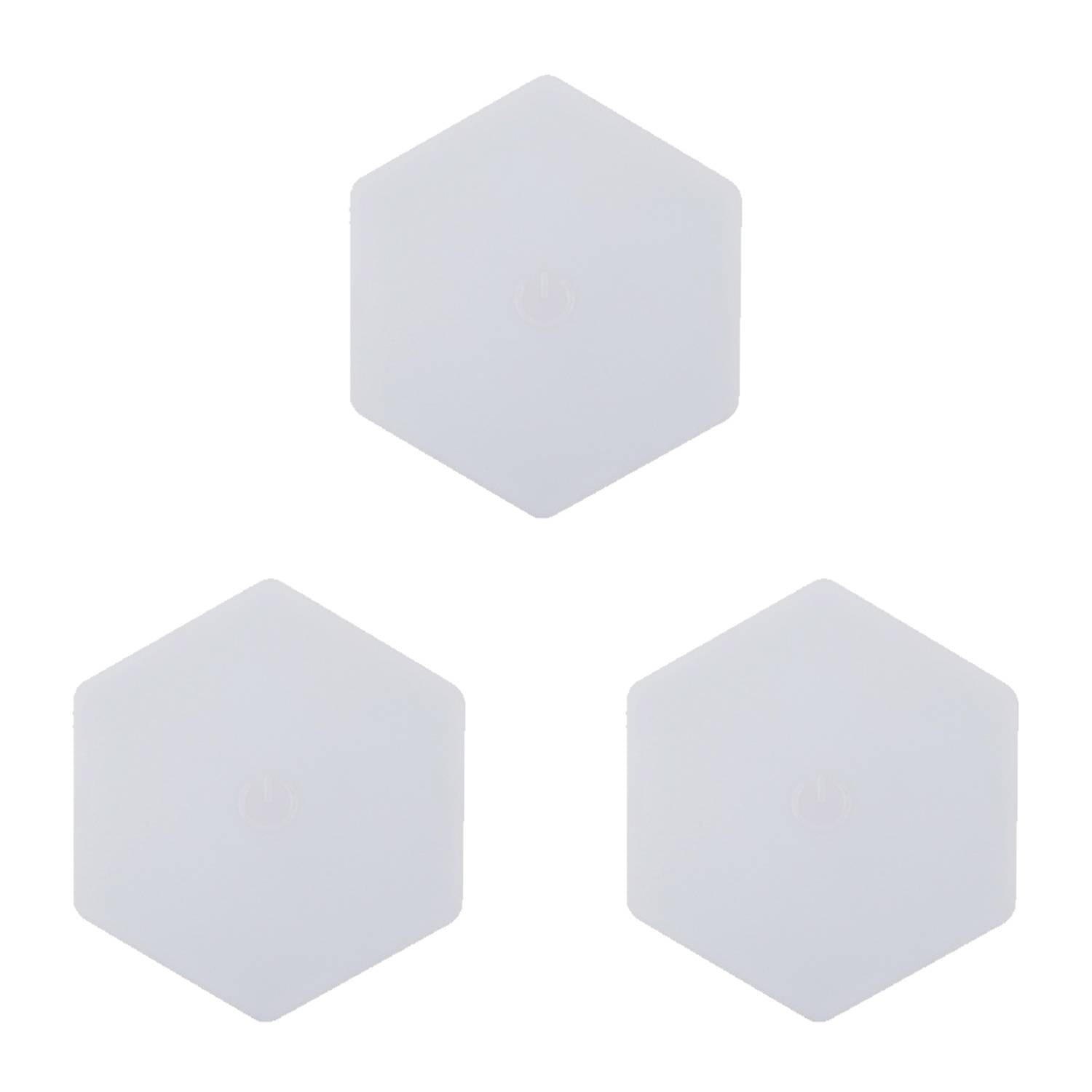 Hb Led - Set De 3 Luces Hexagonales Led Con Control