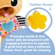 thumbnail image 4 of Cochecito sensorial Lamaze Lovey The Pug Baby con clip On Toy, 4 of 6