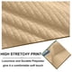 thumbnail image 4 of Funda elástica para sillón moderno de mediados de siglo, 1 pieza, con acento de jacquard, con brazos, suave, impermeable, para sala de estar, protector de muebles, oficina, recepción, lectura, 4 of 6