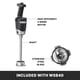 thumbnail image 2 of Licuadora de inmersión Waring WSB40 Quik Stik Plus 10 negro/plata, 2 of 5