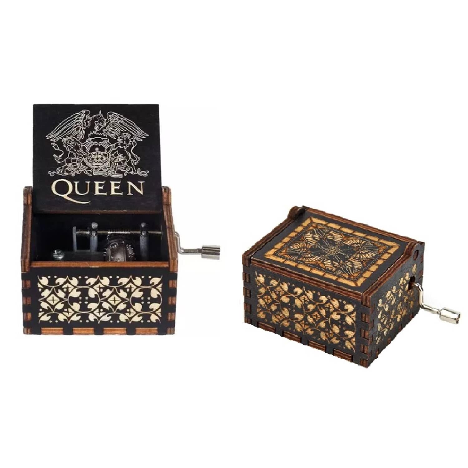 Genmérico - Caja Musical Queen Negra Bohemian Rhapsody