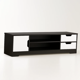 thumbnail image 1 of Rack de TV o Buffet con Cajones Night Black, 1 of 7