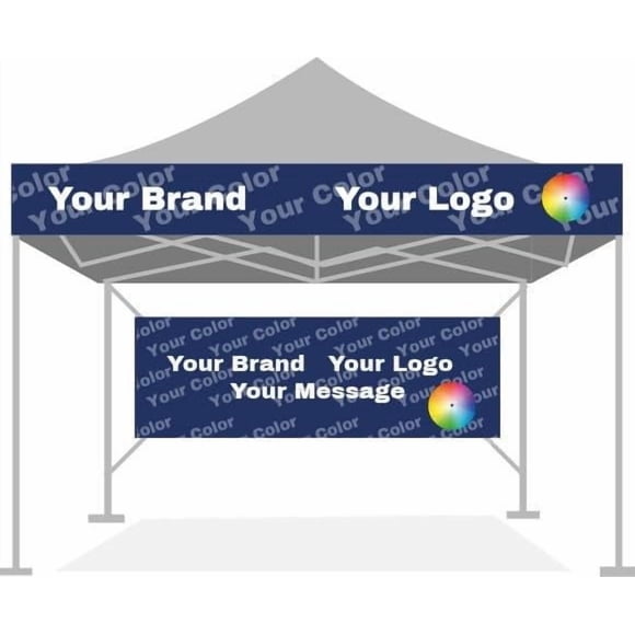 Banner Personalizable MUST NY para Carpa 3x1.2 m (10x4 pies)