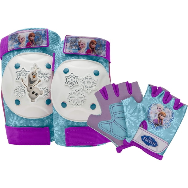 Set de equipo de seguridad BELL Disney Frozen, almohadilla y guante para niños mayores de 3 años