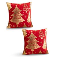 Genérico - Set De 2 Fundas De Cojin Para Navidad M1