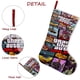 thumbnail image 5 of Grand Theft Auto GTA Tema: Calcetines de Navidad, fino lino blanco para colgar en escaleras y chimenea, decoración navideña para el hogar, regalo de Navidad.54cm×38cm, 5 of 5