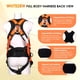 thumbnail image 3 of Arnés de seguridad WHITEDEW para protección contra caídas con línea de vida, 130-159 kg, 3 of 8