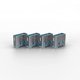 thumbnail image 3 of Bloqueador de puertos USB Lindy, paquete de 10 unidades, azul 40462, 3 of 5