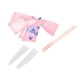 thumbnail image 5 of Figura Femenina A Escala 1/12, Ropa De Muñeca, Batas, Albornoz Para Figuras De 6 Pulgadas, Color Rosa, 5 of 5