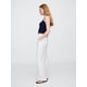 thumbnail image 2 of Pantalón Gap de lino con pernera ancha para mujer, color blanco óptico, talla XL, 2 of 6