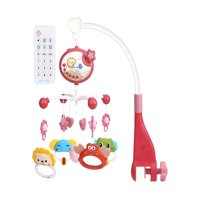 Ali Chile - Movil Musical Para Cuna Bebé Con Control Y Luz Rosa