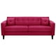 thumbnail image 1 of Sofa New Retro 3CG Felpa 00 Burdeo, 1 of 6