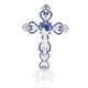 thumbnail image 3 of Crucifijo Decorativo De Metal Cruz De Pie Decoración De Mesa Cristiana Portátil Azul, 3 of 3