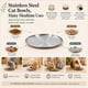 thumbnail image 4 of Juego de 4 tazones para gatos BelPeby de 17 cm, acero inoxidable, 4 of 4