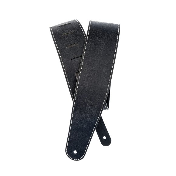 Correa para guitarra D'Addario 2.5 Dx Stn Lth St Cnt Stc Black