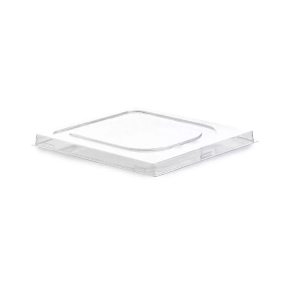 Set de 336 TAPAS PLANA R-PET TRANSPARENTE 18.2X17.2