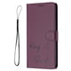 thumbnail image 2 of Funda Cartera para Motorola MOTO G75 con Bloqueo RFID, Cierre Magnético y Ranuras Tarjetas Morado, 2 of 6
