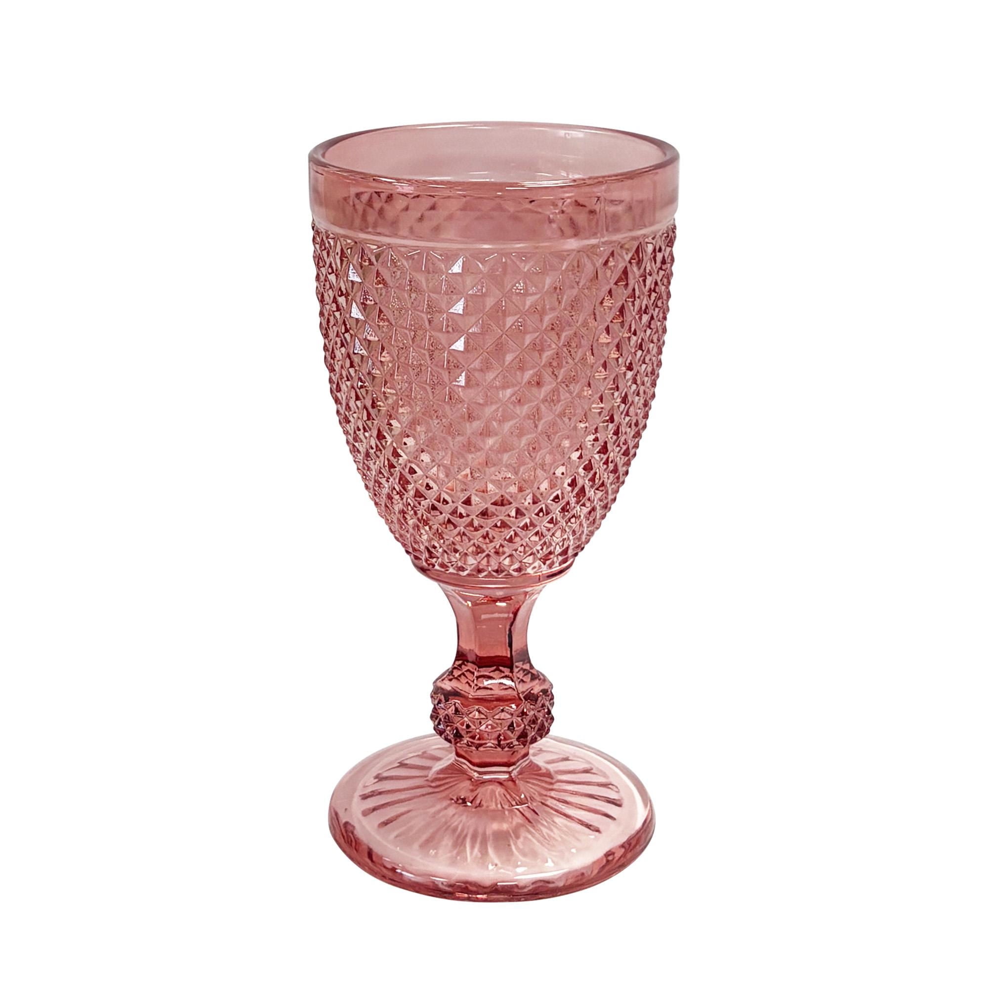 Copa De Vidrio 250ml Color Rojo 1 Pieza Haus