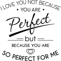 Rienda Libre Graphics - Decomural Perfect For Me Love Ws-46211