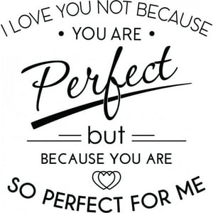 Rienda Libre Graphics - Decomural Perfect For Me Love Ws-46211