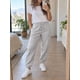 thumbnail image 1 of Pantalon Buzo Jogger Deportivo Casual Ajustable 285g Algodon Gris Liso Xs, 1 of 3