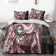 thumbnail image 1 of Att-ack on Gi-ant Eren L-evi Ani-me Soft 3D Pri-nted Du-vet Cover -Bedd-ing Set with Co-mforte-r Cover-, 1 of 5