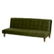 thumbnail image 2 of Futon Turin Tela Velvet Verde, 2 of 3