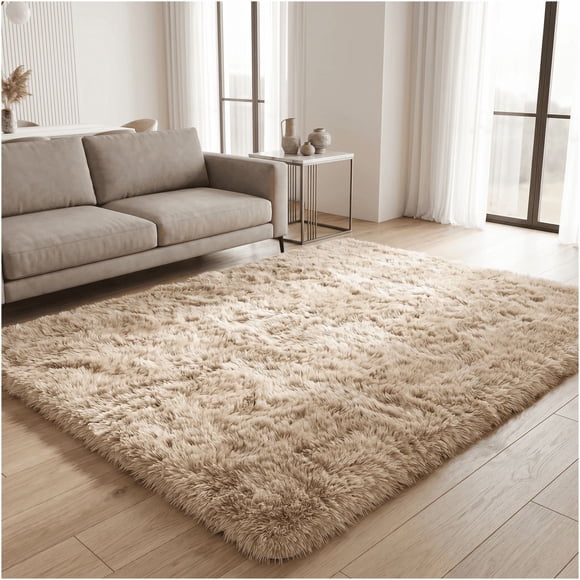 Alfombra 180x200cm Peluda Super Suave para living
