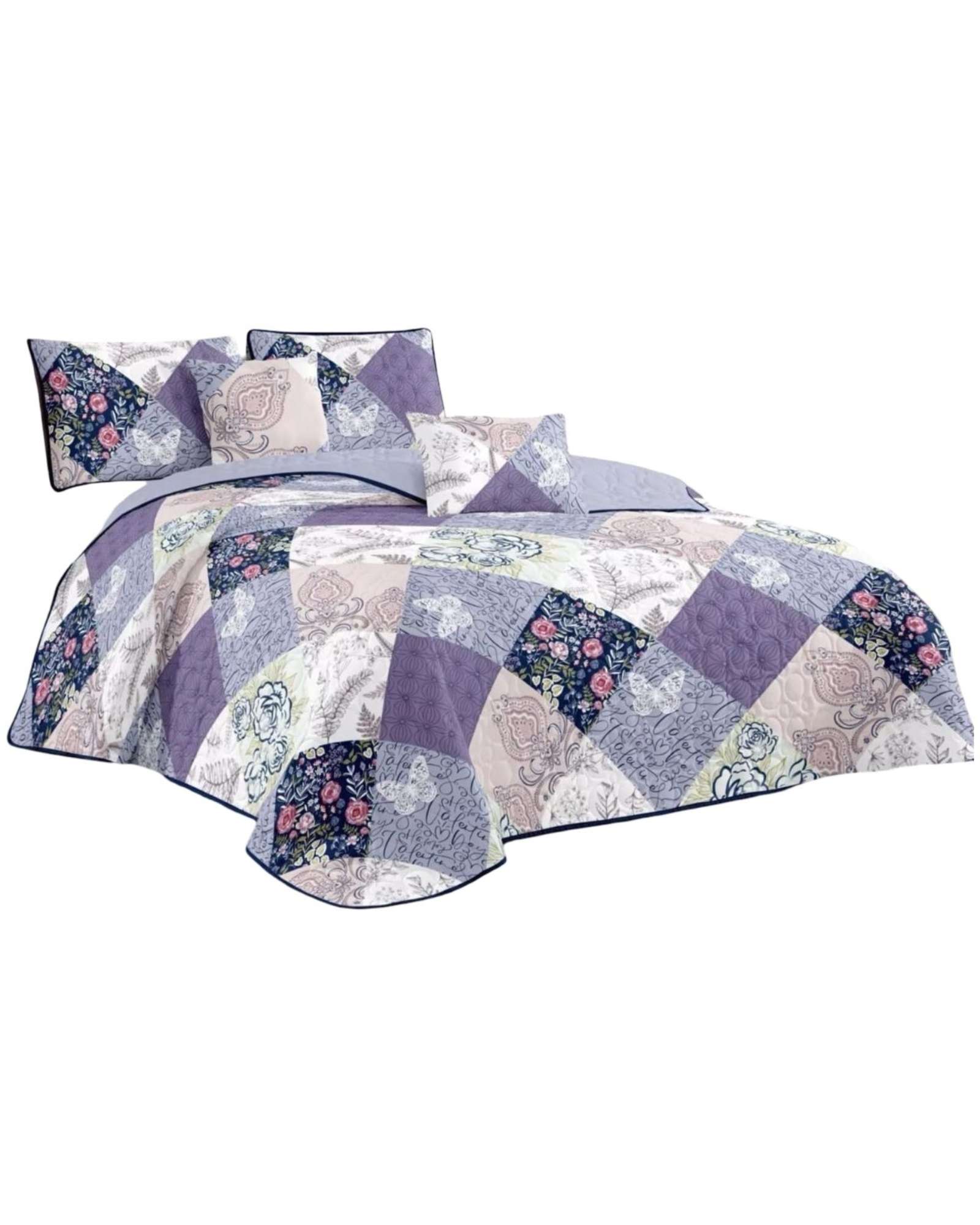 Tengfei - Cubrecama Quilt Verano King