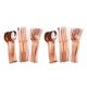 thumbnail image 3 of 36pcs / Lot Juego De Cubiertos De Plástico Desechables Grandes Tenedores Cuchillos Cucharas Oro Rosa, 3 of 6