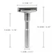 thumbnail image 2 of Rastrillo Navaja Con Repuesto + Peine Plantilla Para Barba, 2 of 3
