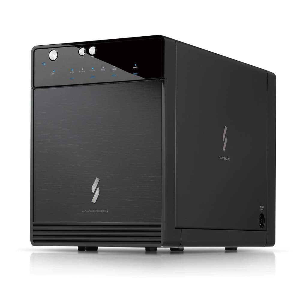 Carcasa De Disco Duro Mediasonic Usb 3.2 4 Bahías Sata Das De 3,5»