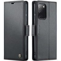 Caseme Tipo Cartera Samsung Galaxy S20 Fe Con Cierre Magnético, Rfid, Tarjetero, Soporte, Carga Inalámbrica