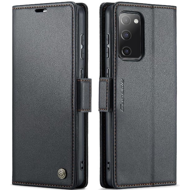 CaseMe tipo cartera Samsung Galaxy S20 FE con cierre magnético, RFID, tarjetero, soporte, carga inalámbrica