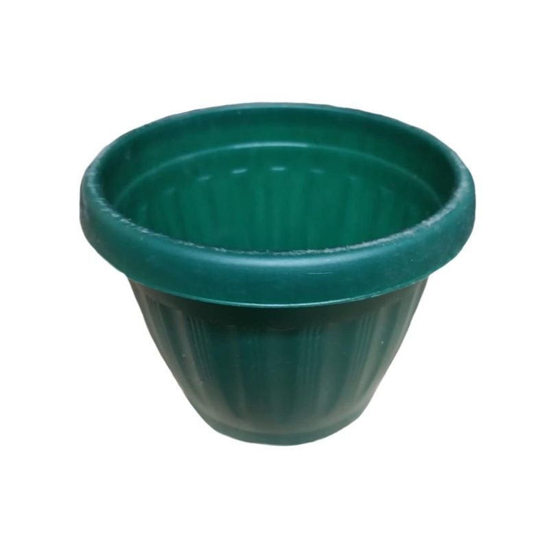 Otras Marcas - Macetero Plástico Redondo Verde Oscuro 35 Cm