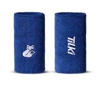 Tilki - Muñequera Larga Terry Lehinde Azul X2 Tenis Padel