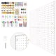 thumbnail image 1 of Peg Board FZK, paquete de 4 unidades, tablero perforado de plástico blanco, ABS, 60 x 60 cm, 1 of 7